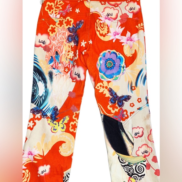 NWOT - Birds, Butterflies, Floral , Whimsy Fitted Flare Corduroys - Picture 6 of 15